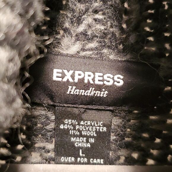 Express handknit wool blend turtleneck - Picture 3 of 4